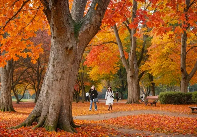 The ultimate leaf-viewing experience in Yangzhou! The red leaves at Songjia City are so beautiful you’ll want to weld them into your eyes!