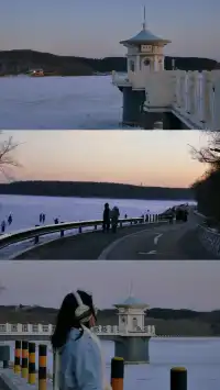 在淨月潭遇到我們的Blue Hour