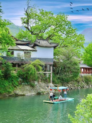Xi'an 1h thought Suzhou and Hangzhou were beautiful enough until I went here Xi'an high-speed rail 1h!! You can reach the "True Jiangnan" ancient town, tea garden, wetland