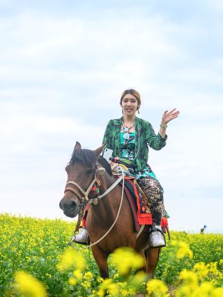 Summer self-driving route in Qinghai: immersive tour of the 100-li flower sea in Menyuan