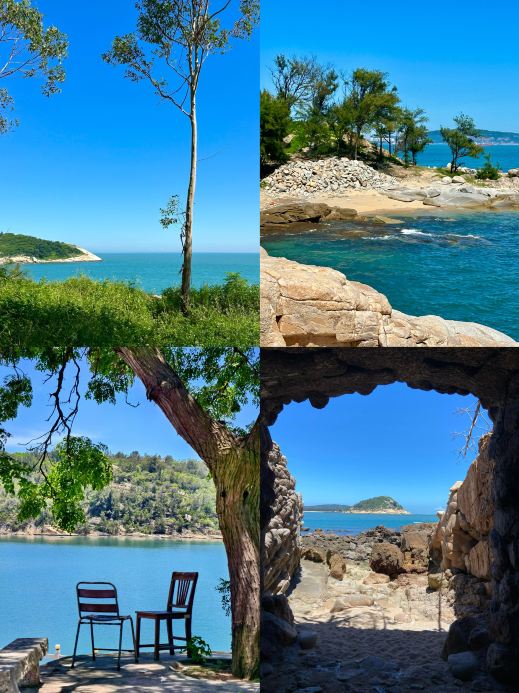 ★丁紹光　シルクスクリーン　海と風　ティン・シャオカン　Wind and Sea Dongshan Island is stunning, perfect for a September–October trip
