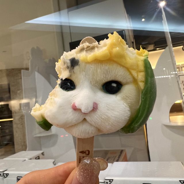 먹기 미안한 독특한 🐈고양이 아이스크림이 있는 IceDea 방콕 아이스크림 가게