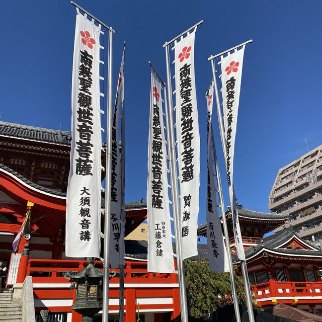 【本堂】朱色と大提灯が美しい大須観音！名古屋観光スポット！