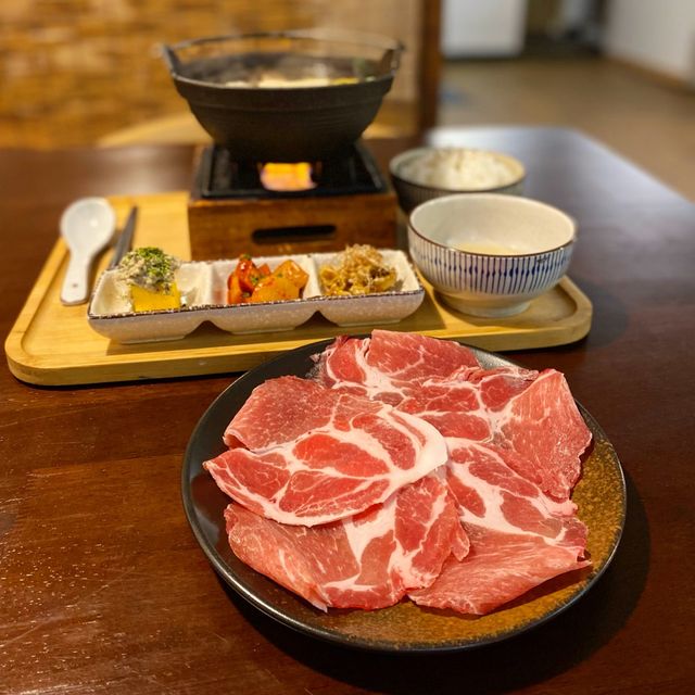 觀塘工廈內的壽喜燒日式小店
