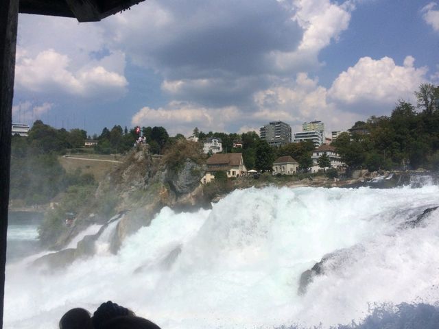 biggest waterfall at bodensee 🤩