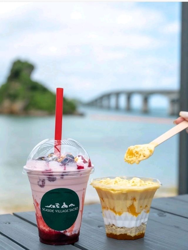 古宇利島の絶景カフェ