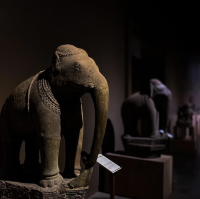 Inside View of Angkor National Museum 