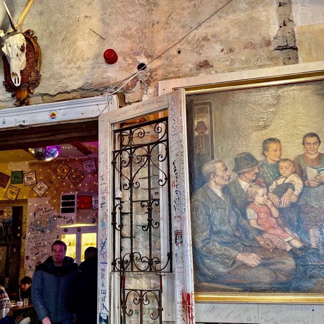 Szimpla Kert Ruin Bar- Budapest, Hungary