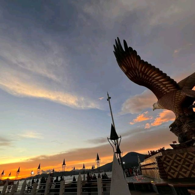 Amazing Sunset at Eagle Square 