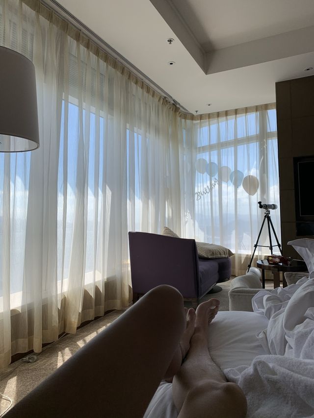在香港最高的酒店看日落吃早餐 ritz carlton 🫰🏼