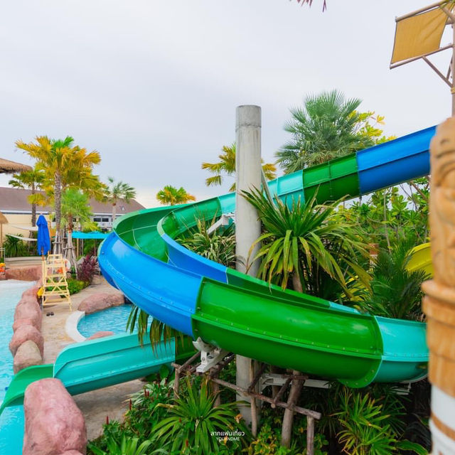#ที่พักพัทยา เล่นสวนน้ำฟรี 💦