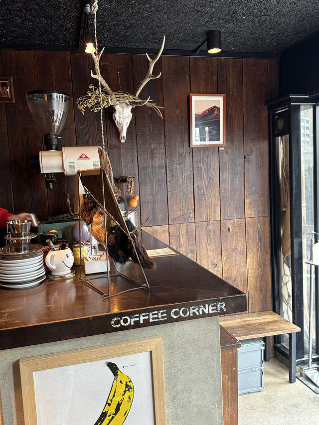 バナナシェイクでコーヒー味？？え、斬新！
