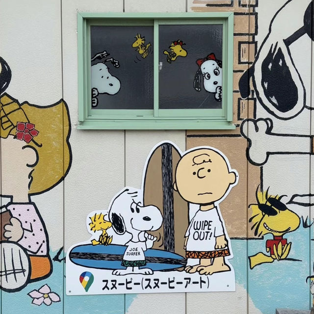 【📍淡路島】✨無料🆓かわいすぎるスヌーピーの壁🎨🐶