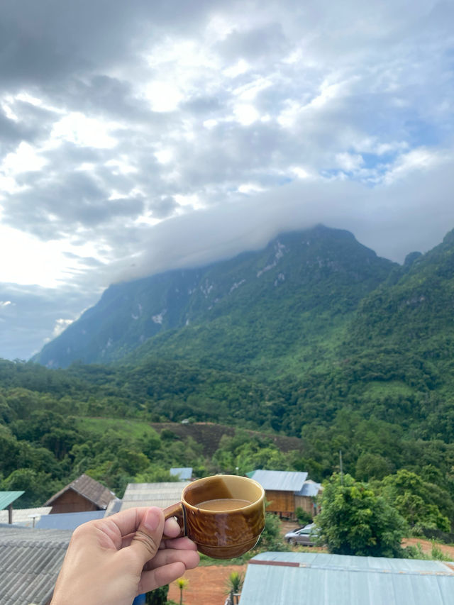 บ้านนาเลาใหม่ | เชียงดาว 🏡⛰️🌧️💫