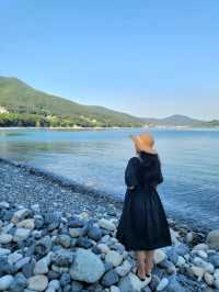 물이 진짜 맑은 몽돌 망치해수욕장🏖