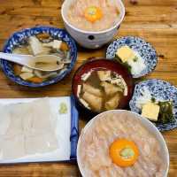 【八戸】美しい✨超絶人気の平目漬け丼✨