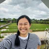 คาเฟ่ชิดภู พักสายตาวิวทุ่งนา360องศา #ลาวใต้