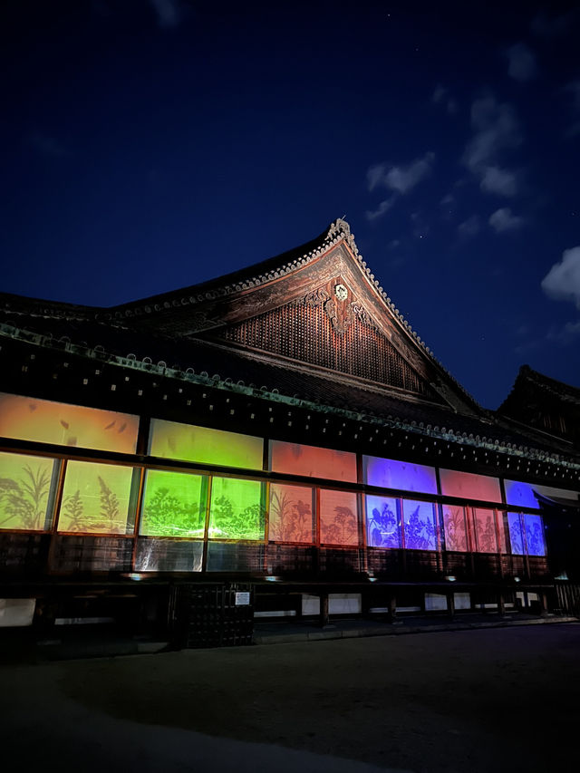 🇯🇵 京都世界遺產二條城 一定要晚上來！🎇