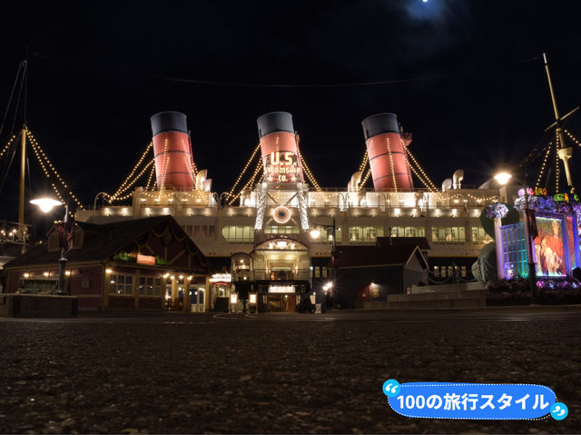 【🇯🇵】ディズニーシーの夜景