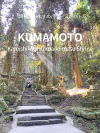 【熊本】⛩️ 阿蘇の大自然に佇む、神秘的な光が降り注ぐ神社 ⛩️