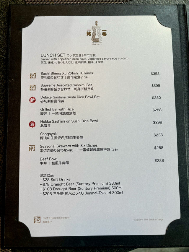 【中環】一緒一番酒場：開放式廚房，品嘗碎切刺身壽司丼
