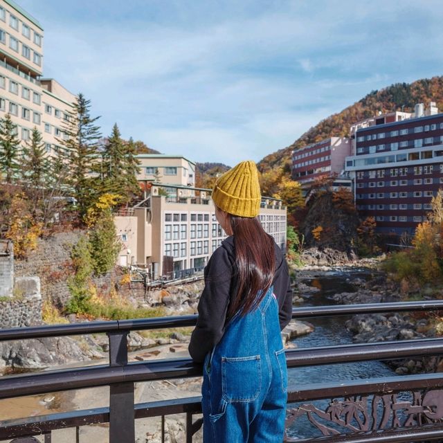 조잔케이의 풍경을 볼수 있는 중심부 다리