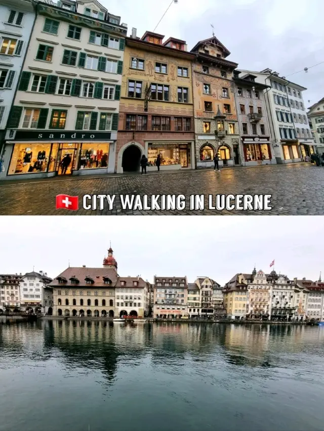 🇨🇭 City Walking in Lucerne
