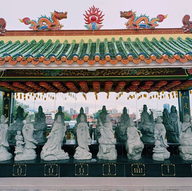 馬來西亞檳城喬治城著名華人文化海濱寺廟景點:玄母殿，適合打卡拍照📸欣賞海景