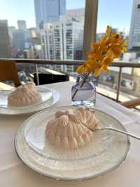 Marron Chantilly Strawberry🍓 in Ginza Sky Lounge