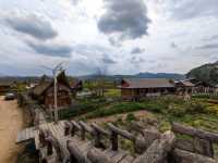 วัดสวยล้านนา ทัศนียภาพทุ่งนา ดอยภูคา อันงดงาม