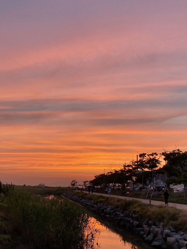 부산 노을 명소 다대포 해수욕장🌇🌊