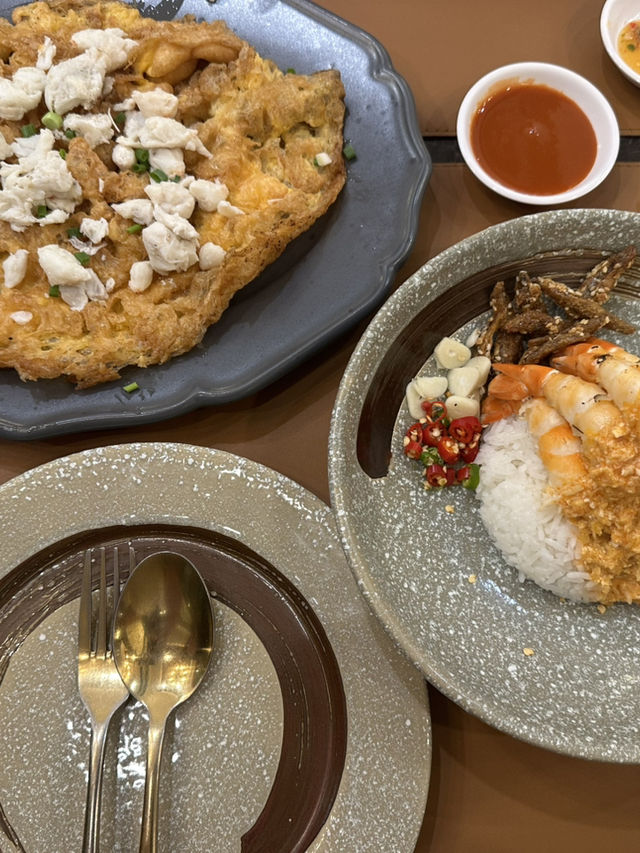 ข้าวหน้ากุ้งแกะร้านดัง บรรทัดทอง