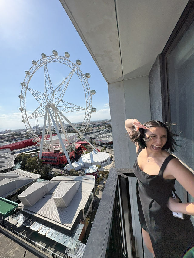 UPSIDE DOWN IN DOCKLANDS MELBOURNE 