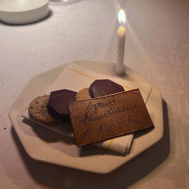 Spectacular fine dining experience 