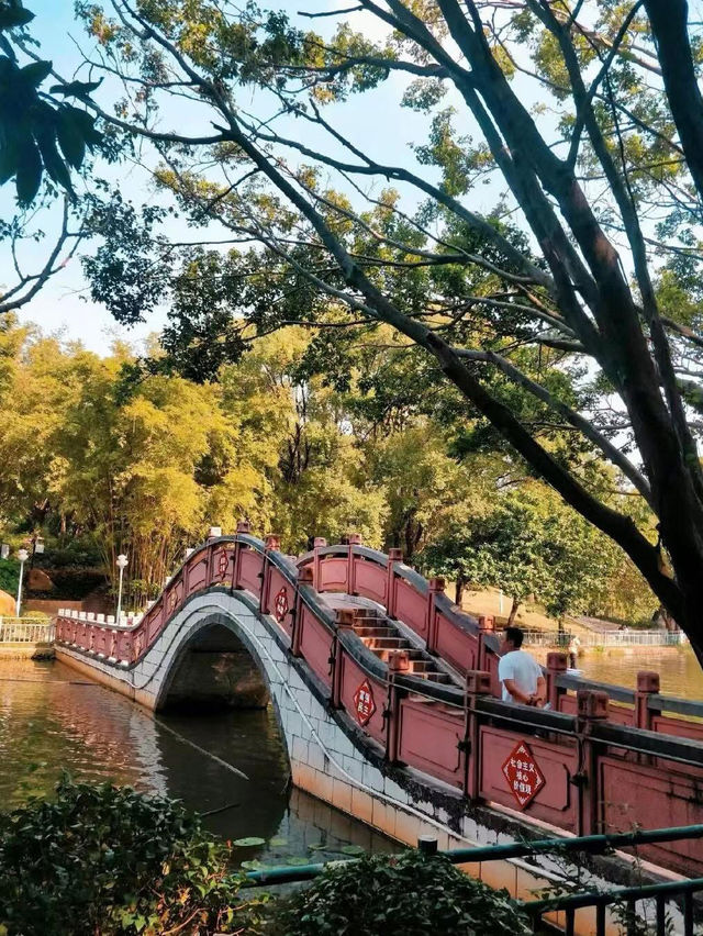 Green landscapes at Longtan Park