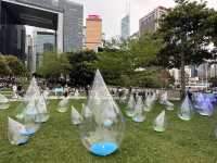 香港好去處 | 金鐘 | 添馬公園舞動水滴展