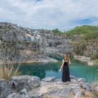 "สระมรกต Blue Lagoon" ขอนแก่น วิวสวยสะกดตา