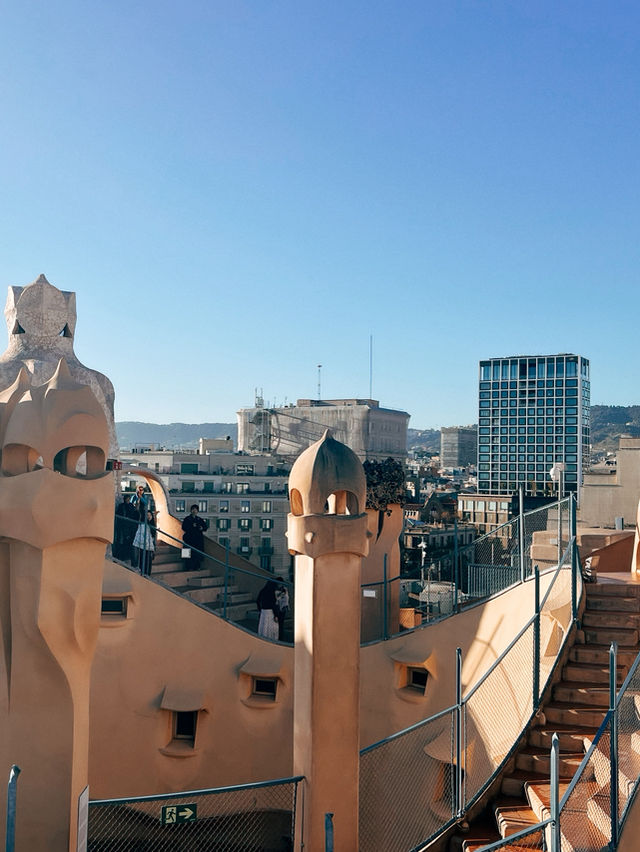 🇪🇸西班牙巴塞隆納景點👣 第一次造訪高第設計的米拉之家