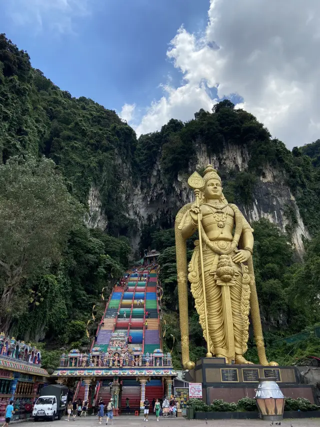 Batu Caves is filled with adorable monkeys.