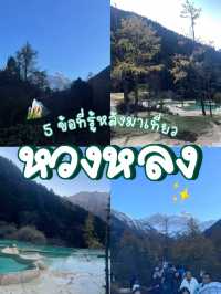✅ 5 ข้อที่รู้หลังมาเที่ยวหวงหลง 🏔️✨