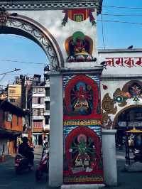 Patan Dhoka is the main entrance to Patan Durbar Square