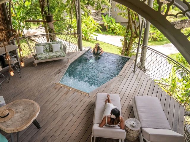 รีสอร์ทหรูบ้านต้นไม้ ได้ฟีลบาหลี TreeHouse Villas