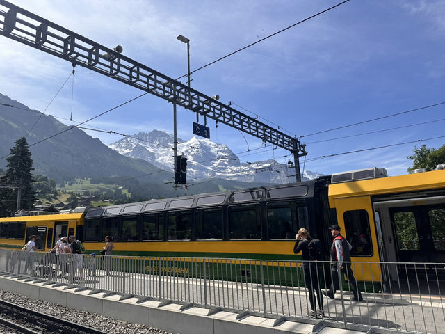 海拔1274公尺的山中小鎮溫根（Wengen）