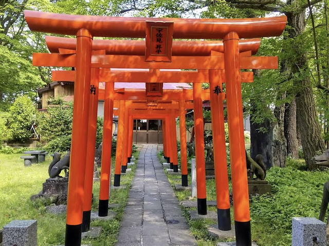 A peaceful historical site built on the ruins of Kubota Castle A peaceful historical site built on the ruins of Kubota Castle