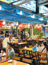 ร้านอาหารทะเลที่ตลาดกลางคืนฟูก๊วก
