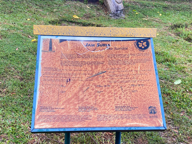 Time-Travel with Nature: The Sun Dial at Taman Botani Putrajaya Time-Travel with Nature: The Sun Dial at Taman Botani Putrajaya