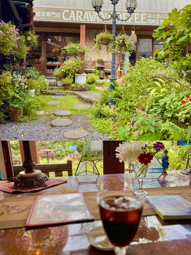 🍃 유후인 킨린호수에서 만난 특별한 공간, 카라반 카페 ☕✨