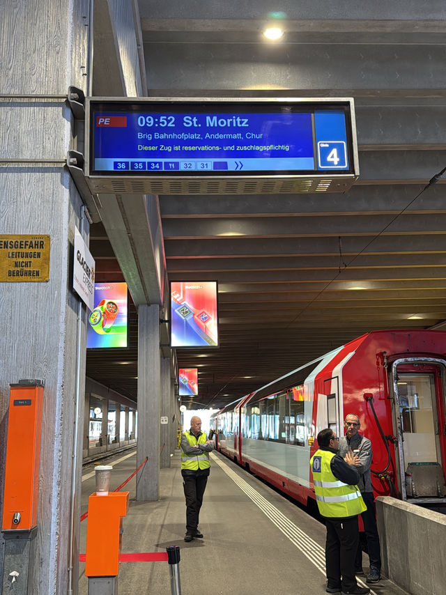 念願だった氷河急行🚂🇨🇭