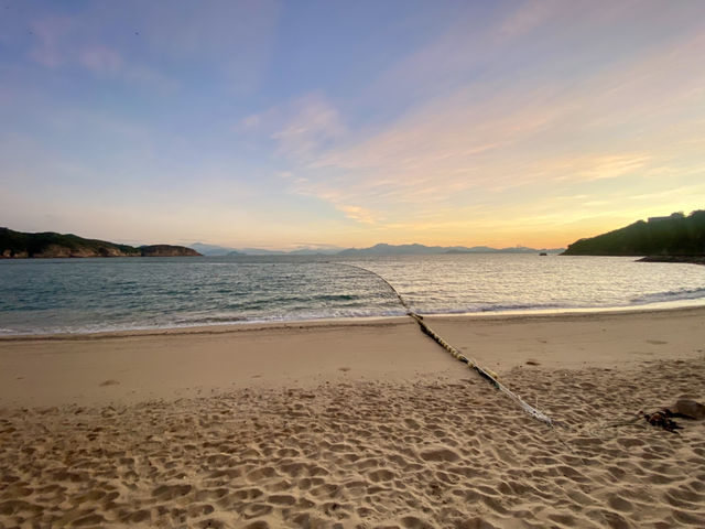長洲東灣泳灘✨一步到沙灘~陽光與自然🏖️😍