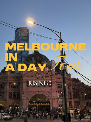 🌆✨ One-Day Melbourne Adventure | Laneways, Coffee & Coastal Vibes 🇦🇺